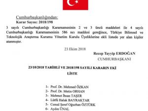 Tübitak’ta Yeni Dönem