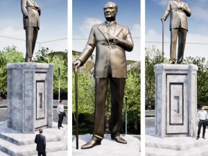Atatürk Anıtı’nın Yapımına Hız Verildi