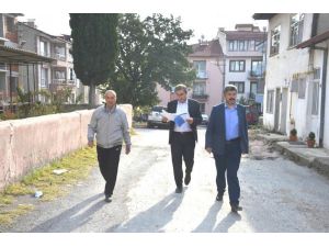 Muhtarlarla Birlikte İncelemelerde Bulundu