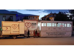 Mobil Kan Toplama Aracı Aşkale’de