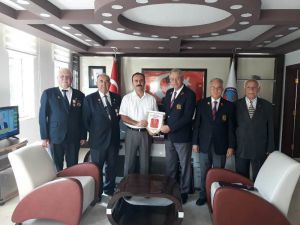 Gazilerden Kaymakam Taşdan’a Ziyaret