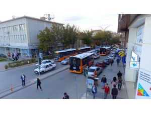 Kırşehir’de 28 Otobüs Ulaşım Master Planıyla Hizmet Veriyor
