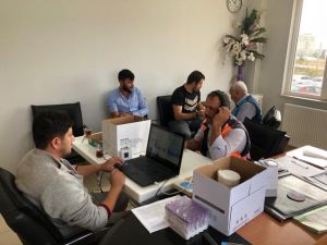 Adıyaman’da İşçilere Sağlık Taramasından Geçti