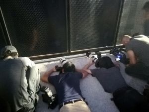 Japon Gazeteciler Meslektaşları Yasuda’yı Böyle Takip Etti