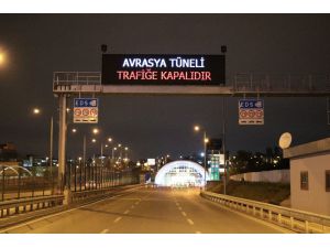 Avrasya Tüneli Trafiğe Kapatıldı