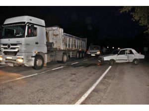Çan’da Trafik Kazası : 1 Yaralı