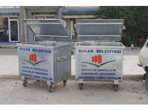 Sıfır Atık Projesi Kapsamında Bucak’a 80 Çöp Konteynırı
