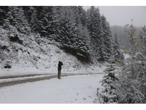 Bolu’ya Mevsimin İlk Karı Düştü