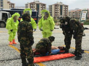 Afyonkarahisar’da 160 Kişilik Ekiple Gerçeğini Aratmayan Tatbikat