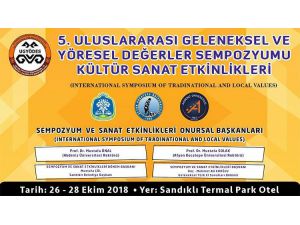 Sandıklı’da 5. Uluslararası Geleneksel Ve Yöresel Değerler Sempozyumu Başlıyor