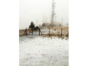 Denizli’nin Yüksek Kesimlerine Kar Yağdı