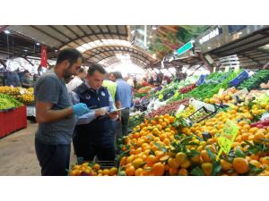 Manisa Büyükşehir Zabıtasından Pazar Esnafına Denetim