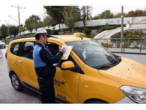 Büyükşehir Zabıta Ticari Taksileri Denetliyor