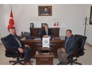 Başkan Arayıt Ve Başkan Şahin’den, Kaymakam Koşansu’ya Hayırlı Olsun Ziyareti
