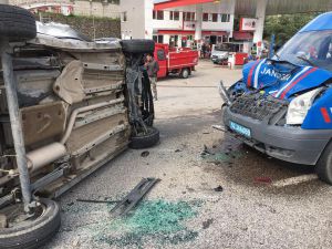 Ordu’da Trafik Kazası Ucuz Atlatıldı