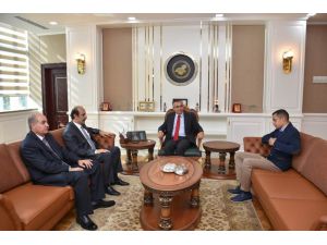 Vali Çeber, Ürdün Haşimi Krallığı Büyükelçisi Rifaie’yi Kabul Etti