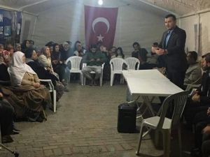 Aydın Mhp, Kızılcaköy Sakinlerini Ziyaret Etti