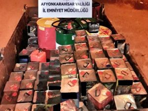 Afyonkarahisar’da 3 Bin Litre Kaçak Akaryakıt Ele Geçirildi
