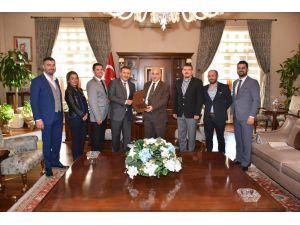 Vali Güvençer Magider Yeni Yönetimini Ağırladı