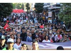 Samsun’da "Cumhuriyet Yürüyüşü"