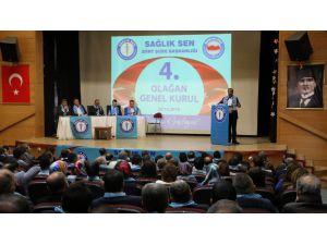 Sağlık-sen Genel Başkanı Memiş, Siirt Şubesi Kongresi’ne Katıldı