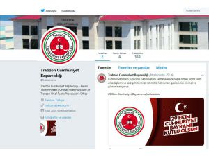 Trabzon Cumhuriyet Başsavcılığından Cumhuriyet Bayramı Mesajı
