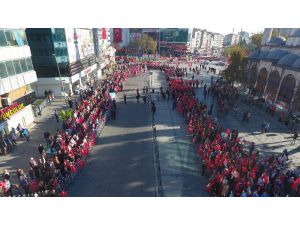 Gaziosmanpaşa’da 29 Ekim Coşkusu Havadan Görüntülendi