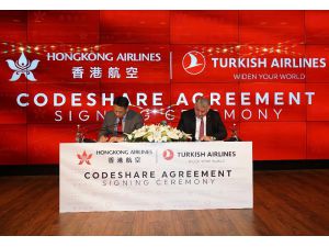 Thy İle Hong Kong Havayolları Ortak Uçuş Anlaşması İmzaladı