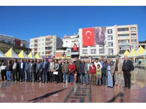 Kilis’te Chp Ve Add’den Alternatif Çelenk Sunma Töreni