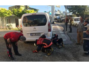 Kedinin Girdiği Araç Oto Sanayiye Götürüldü