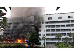 Antalya’da Otel Yangını