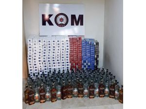 Ordu’da Kaçak Sigara Ve İçki Operasyonu