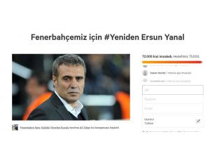 Ersun Yanal İçin 72 Bin İmza Toplandı