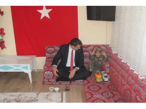 Kaymakam Aydın’dan Şehit Ailelerine Ziyaret