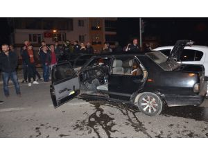 Kaza Yaptığı Aracını Olay Yerinde Bırakıp Kaçtı