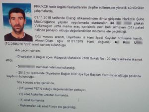 Kapatılan Bdp’li Eski Başkan Yardımcısının Aracında Bomba Yakalandı