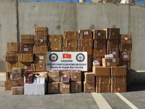 Gaziantep’te 526 Bin 115 Paket Gümrük Kaçağı İlaç Ele Geçirildi