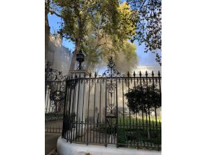 Londra’da Suudi Arabistan Büyükelçiliği Yanındaki Binada Yangın