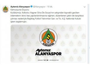 Aytemiz Alanyaspor’dan Beşiktaş’a Dava