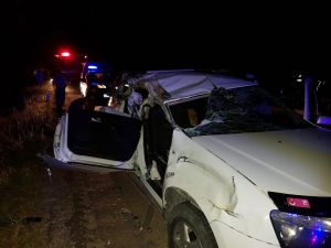 Otomobil Traktör Römorkuna Çarptı: 1 Ölü, 3 Yaralı