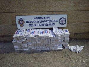 Pikabın Gizli Bölmesinden 3 Bin Paket Kaçak Sigara Çıktı