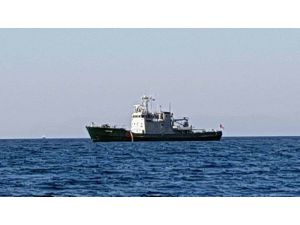 Yunan Askeri Araştırma Gemisi Kuşadası Körfezi’nde Görüntülendi