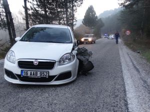 Domaniç’te Trafik Kazası: 2 Yaralı