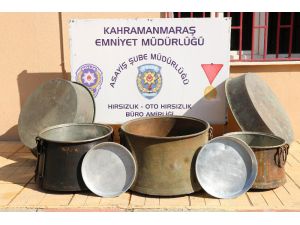 Bakır Kazan Çalan 2 Kişi Kaçarken Yakalandı