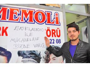 Kuaför Esnafından Enflasyonla Mücadeleye Destek