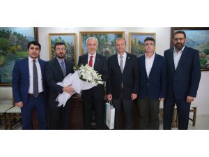 Başkan Saraçoğlu, Sendikanın Yeni Yönetimini Tebrik Etti