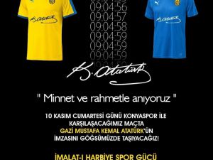 Ankaragücü Formasında ’Atatürk’ İmzası