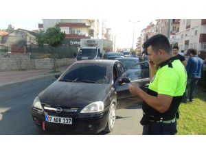 Manavgat’ta Zincirleme Kaza: 1 Yaralı