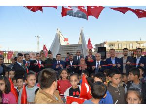 Şehitlerin İsminin Verildiği Üst Geçit Törenle Açıldı