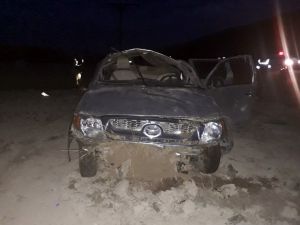 Şoförünün Kalp Krizi Geçirdiği Otomobil Takla Attı: 1 Ölü, 4 Yaralı